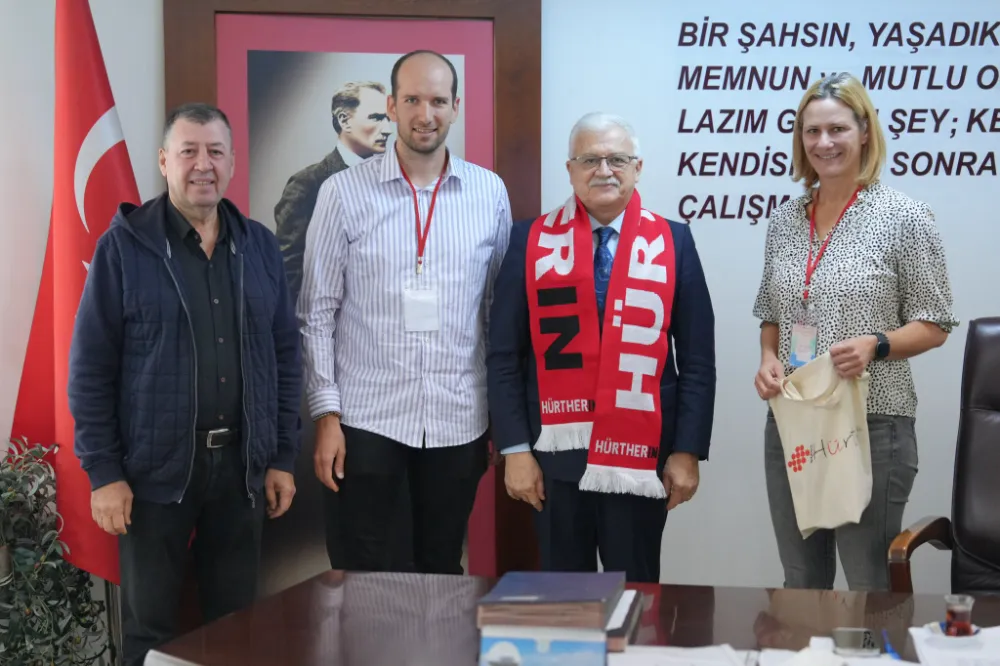BURHANİYE, KARDEŞ ŞEHİR HÜRTH’TEN GELEN MİSAFİRLERİNİ AĞIRLADI