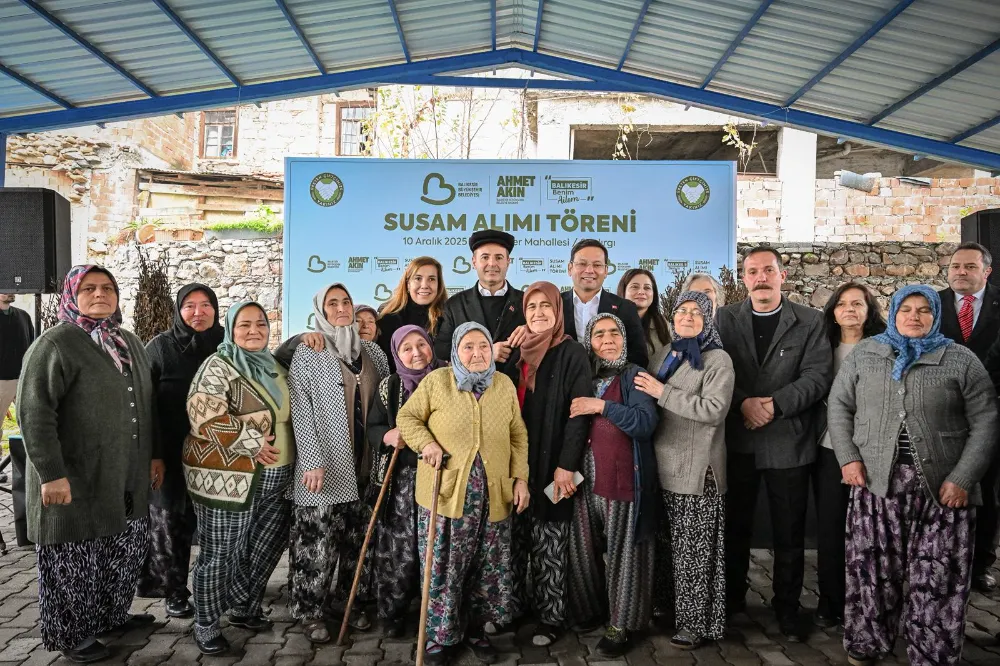 Büyükşehirden susam üreticilerine destek 