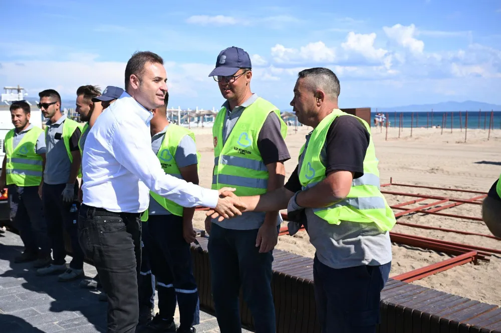 Başkan Akın, halkın plajlarına sahip çıkıyor