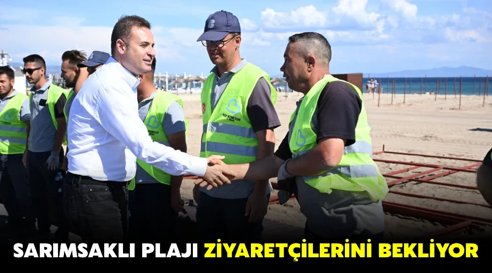 Sarımsaklı Plajı ziyaretçilerini bekliyor