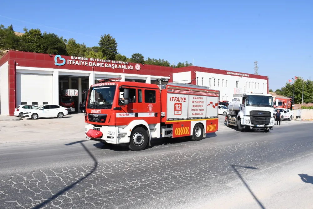 Balıkesir İtfaiyesi Sakarya’nın imdadına yetişti
