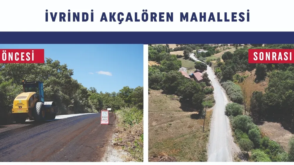 Büyükşehir’den Gönen, Savaştepe ve İvrindi’de yollara modern dokunuş